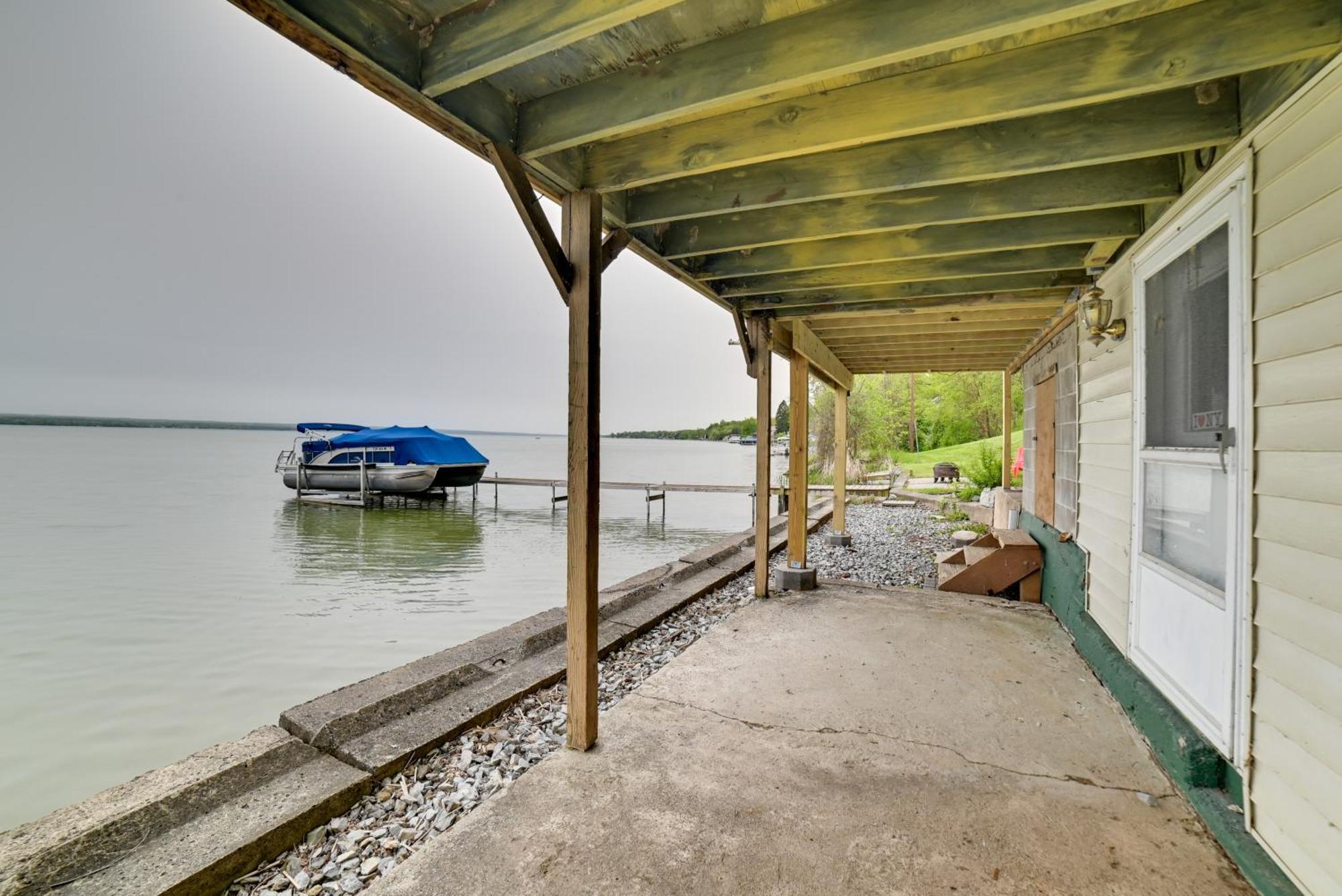 Cayuga Lake Retreat In Seneca Falls With Dock! Exteriör bild